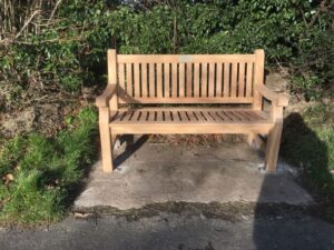 Memorial Bench for Gwen and Peter Westwood 2