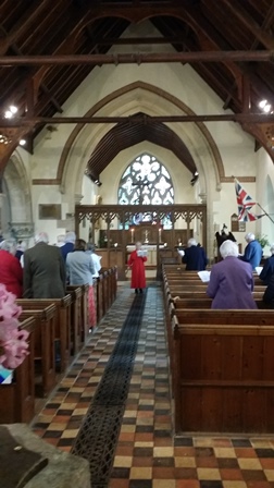 interior of church